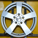 Használt Dezent VW-Audi-Seat-Skoda (1/4-2014)(HA3288971)(JF)festett alufelni 16coll 5x112